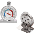 Miniatyrbilde 2 av 5: 3 stk. Stort Display Rustfritt Stål Temperatur Kjøleskapstermometer for Fryser med Hengekrok og Stativ (3 stk.)