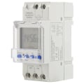 Miniatyrbillede 1 af 7: Digital Analog Timer Switch DIN Rail Storskærm Display Programmerbar 85‑265V 16A-Hvid-1 stk.