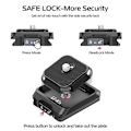 Miniatyrbillede 4 af 5: UKA01 Kamera Quick Release Plade Kit Arca/F38 Interface
