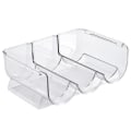 Miniatyrbild 3 av 8: Vinställ Stapelbar Plast Transparent Vattenbjörn Flaskhållare Rack för Hemdisplay 3 Flaskor Transparent