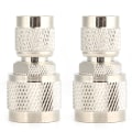 Miniatyrbillede 2 af 8: 2 stk 50 ohm N han til TNC han stik lige adapter til antenner Broadcast radioer