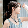 Miniatyrbillede 4 af 5: A12 Nakkemonteret Bluetooth 5.0 Headset Lang Standby Trådløst Plug-in Grafik Headset Semi-In-Ear