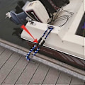 Miniatyrbillede 5 af 5: 2025 Egnet 2-pak bungee dock line fortøjningstov, enkelt længde fortøjningsliner, bungee dock line, 122-170 cm