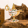 Miniatyrbild 6 av 8: Zink-legering Genie Light Magisk Genie Lampor Bordsdekoration Prydnader Gåvor Muslimska Tillbehör
