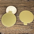 Miniatyrbilde 4 av 8: 100 stk. Mousse kakebrett gullpapir cupcake dessert displaybrett bryllup bursdagskake