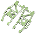 Miniatyrbild 6 av 8: RC främre och bakre nedre upphängningsarm set aluminiumlegering RC svingarm set för Traxxas 1/10 MAXX 2.0 RC bilar grön