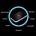Miniatyrbillede 3 af 5: Bluetooth 5.0 Receiver Adapter, 2 I 1 Receiver Transmitter Med 3.5mm Lyd Udgang Rca Lyd Bluetooth Adapter/konverter