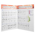 Pikkukuva 3 / 8: Saxophone Fingering Chart Basics Guide Harjoitusten vertailutaulukko Kannettava päällystetty paperi