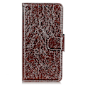 Miniatyrbild 2 av 5: Nappa Textur TPU+Delat Läder Plånboksfodral för Nokia G11/G21 - Magnetlås Ställ Orange