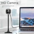 Miniatyrbilde 4 av 5: Webkamera HD Webkamera Innebygd Mikrofon USB-plugg Webkamera For PC