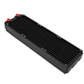 Miniatyrbillede 6 af 8: Vandkølende radiator 24 rør dobbeltlags aluminium computer radiator med G1/4 gevind interface til 12 cm blæsermontering