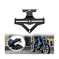Miniatyrbillede 2 af 5: Motorcykel Nummerpladeholder LED Lys Baglygte Eliminator kompatibel med Xsr 900 Xsr900 2022 2023-B16