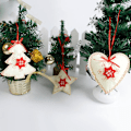 Miniatyrbillede 4 af 5: 6 stk. sæt julepynt af ikke-vævet stof, hængende dekoration til julefrokost