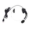 Miniatyrbillede 5 af 8: USB-headset med støjreduktion til callcenter med mikrofon mute-kontrol til forretningsmøder og kundeservice