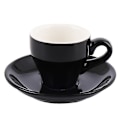 Miniatyrbillede 1 af 5: Sort Italiensk Espresso Macaron Kaffe Kop Sort