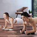 Miniatyrbild 4 av 6: Plank Trainer Multifunktionell Justerbar Timing Intelligent Counting Push Up Board med Förvaringsväska för Fitness Svart