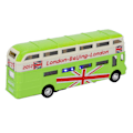 Miniatyrbillede 4 af 8: 1:90 Børns Dobbeltdækker Bus Legetøj Børn Lyd Lys Simulation Legering Træk Tilbage Bil Legetøj(Grøn )