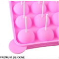 Miniatyrbillede 4 af 5: Cake Pop Form Sæt Isterningebakker Silikone Pop Kager Slik Form Gumdrop Jelly Cupcake Lollipop DIY Værktøj + 20 Pinde