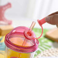Miniatyrbild 3 av 5: Bärbar läckagesäker resekopp, dubbelväggig 320 ml, röd