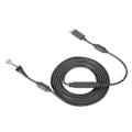 Miniatyrbilde 3 av 8: USB 4-pinners spillkabel erstatningstråd breakaway-adapter for Xbox 360 (grå)