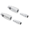 Miniatyrbillede 8 af 8: Luftslange Fittings 2 Ekstern Forbindelse 2 Ekstern Stik 3/8 Tommer NPT Industrielle Luftkompressor Hurtigkobling Fittings