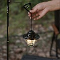 Miniatyrbild 2 av 5: Bärbar Campinglampa USB Uppladdningsbar Krok Campinglykta Steglös Dimning Utomhus Vattentäta Tältlampor Nödlampa 12LED Blå