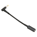 Miniatyrbillede 2 af 8: USB Type C hun til 4.8x1.7mm han adapterkabel Dobbelt PD E MARK-chip Bærbart 100W USB Type C adapterkabel