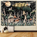 Miniatyrbild 1 av 5: Svamp Gobeläng Måne och Stjärnor Gobeläng Snigel Gobeläng Växt och Löv Gobeläng Rum Väggbonad (130 x 150 cm)