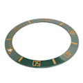Miniatyrbillede 7 af 8: Keramisk urrammeindsats klare numre Mark armbåndsursløjfe ringrammeindsatser udskiftning grøn