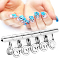 Miniatyrbild 3 av 6: 5 st rostfritt stål C Curve nagelförlängningsklämmor - multifunktionella nail art