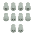 Miniatyrbillede 7 af 8: 10 STK Gummibuffer Udskiftning af krykkespidser Skridsikker stokspidsbeskytter 22 mm indvendig diameter