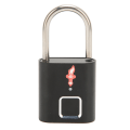 Miniatyrbild 3 av 8: Fingeravtryckshänglås Biologisk igenkänning Aluminiumlegering USB -uppladdningsbart stöd 10 fingeravtryck Fingeravtryckslås