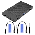 Miniatyrbillede 1 af 5: HDD Kabinet Dobbelt Bay HDD Kabinet Dockingstation HDD Tilbehør