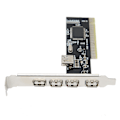Pikkukuva 5 / 8: PCI-laajennuskortti 4-porttiseen USB2.0-hub-sovittimeen, nopea muuntaja, universaali PC-lisävaruste