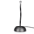 Miniatyrbillede 8 af 8: HXSJ USB-mikrofon med klar lydkvalitet, MIC-driverfri HUB-dockingstation, stemmerør til spilchatkonferencer
