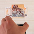 Miniatyrbillede 4 af 5: Rektangulær læselup, stor håndholdt lup i fuld sidestørrelse med klart LED-lys til ældre, svagtseende, bøger, kort, hobbyer (2x)