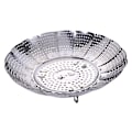 Miniatyrbilde 1 av 5: Sammenleggbar dampkurv for grønnsaker med rustfrie stålben, 14-23 cm diameter, for matlaging av grønnsaker og mat