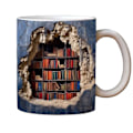 Miniatyrbilde 1 av 5: 3D Bokreol Muga Bibliotek Hylle Kopp