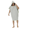 Miniatyrbild 1 av 4: Grå unisex surfponcho - perfekt för strand och bad