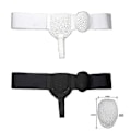 Miniatyrbillede 2 af 2: Brokbinde, Inguinal brok støttebandage efter operation, Justerbar lyskebrok taljerem hvid