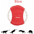 Miniatyrbillede 2 af 4: s til hunde, Disc Dog legetøj, Interaktivt træningslegetøj til udendørs brug, Tygelegetøj til mellemstore hunde 2 stk.