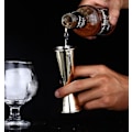 Miniatyrbillede 4 af 5: Dobbeltsidet cocktailjigger i rustfrit stål - 1 oz/2 oz kapacitet
