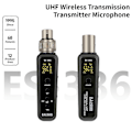 Miniatyrbillede 2 af 5: UHF Mikrofon Konverter XLR Sender Modtager 640-690MHz