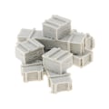 Miniatyrbillede 2 af 5: 1:35 Resin Soldat Scenarie Tilbehørssæt Model Sandsæk Væg og Kasser
