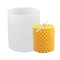 Miniatyrbillede 1 af 8: Boblelysform Silikoneform Rund Form Lysforme 3D Boble Silikone Lysform Søjle Gips Lysform
