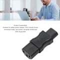 Miniatyrbillede 3 af 8: 4 STK IEC320 C8 til C13 Netledning Adapter PVC-hus IEC320 Strømstik Adapter til Laptop Ups Socket