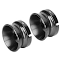 Miniatyrbilde 7 av 8: 1 par 10 tommers NAB-navadaptere polert aluminiumslegeringsåpner Universal lasteenhet for Studer ReVox for Akai (grå)