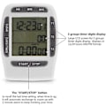 Miniatyrbillede 4 af 5: Tre-Kanals Køkken Timer Bærbar Digital Multi-Kanal 3 Kanaler LCD Timer Præcis Tid