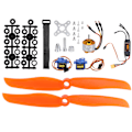 Miniatyrbild 4 av 8: 2212 KV1400 Motor 40A XT60T ESC SG90 Servo 8060 Propeller Kit för RC Drone Aircraft FPV