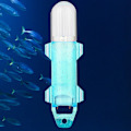 Miniatyrbilde 4 av 8: Mini vanntett LED Fish Lure Undervannsfiskelys Attraktiv blinkende lampe (blå)